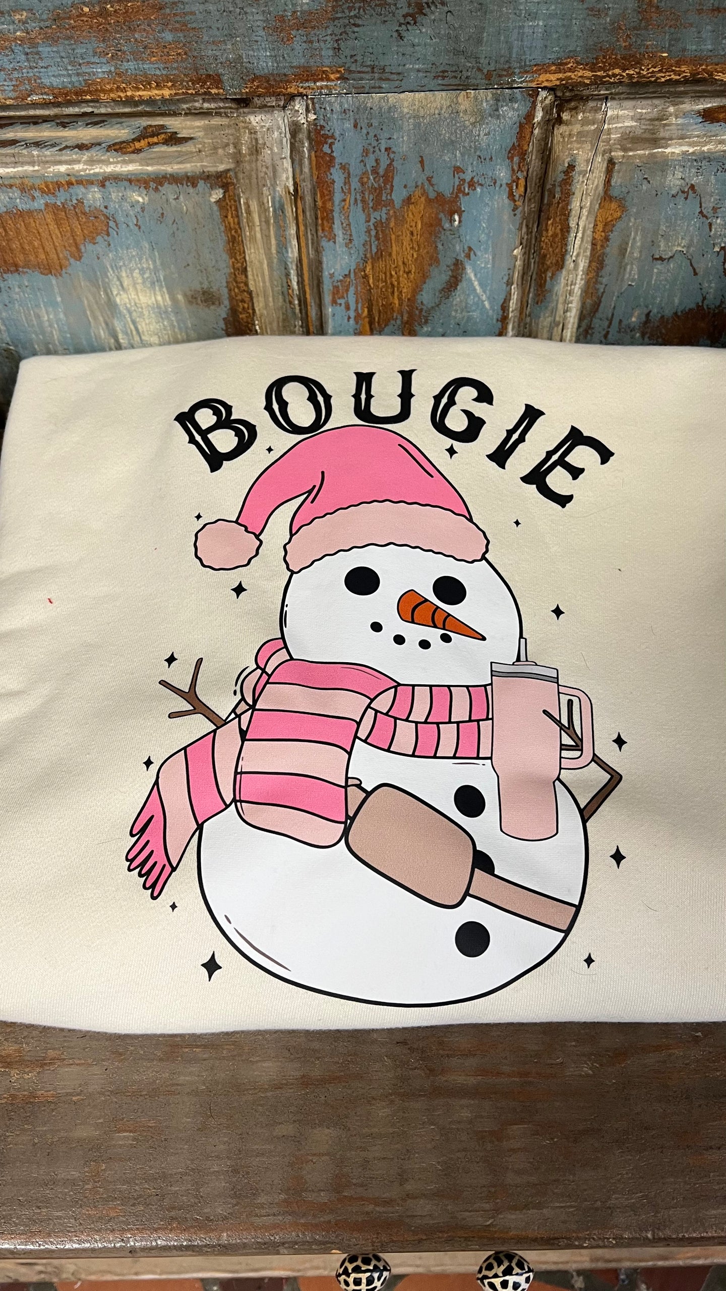 Bougie Snowman Sweatshirt(plush sz only)