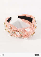 Load image into Gallery viewer, Headband (stones &amp; pearls)
