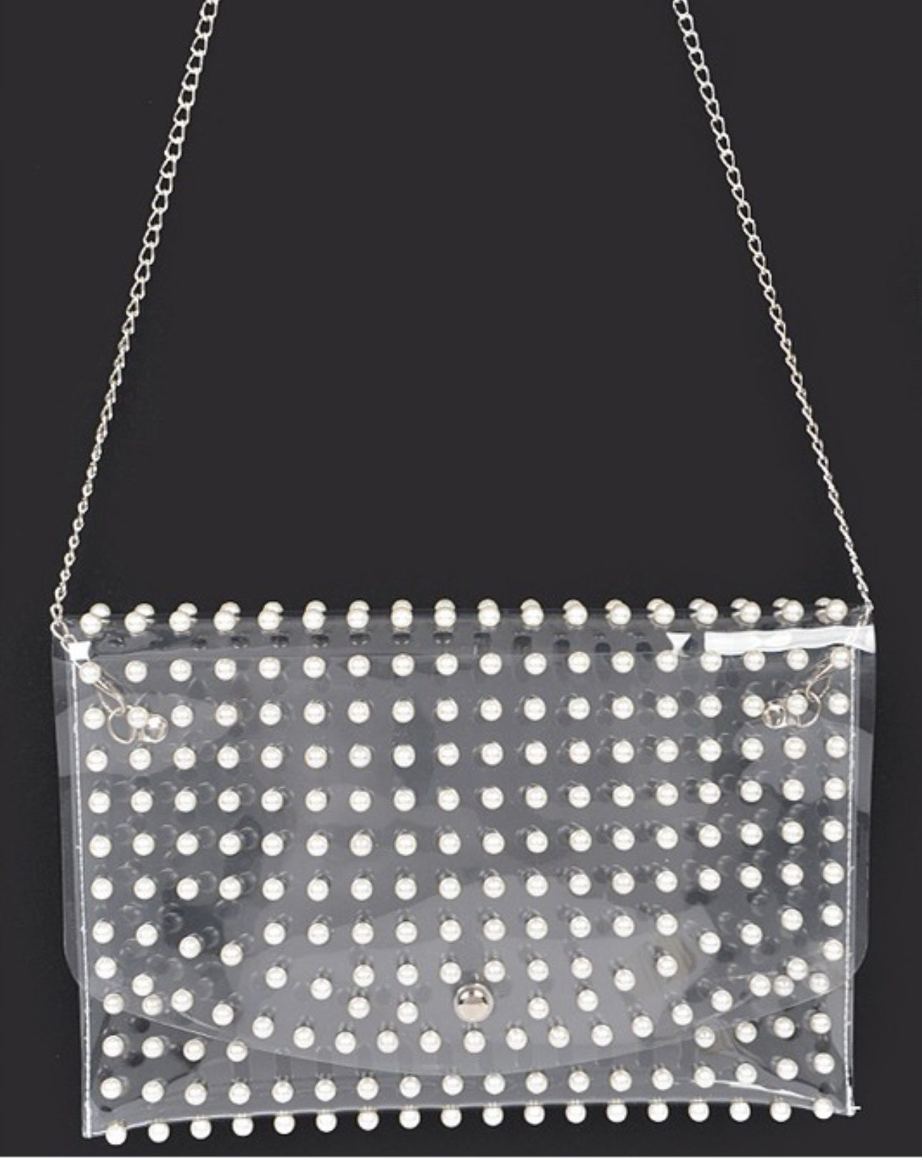 Pearl Envelope Clutch