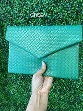 Load image into Gallery viewer, Braided Envelope Clutch
