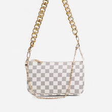 Load image into Gallery viewer, Dej Checkered Chain Shoulder Bag
