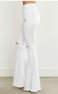 Fit for me white flares (reg. sz)