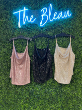 Load image into Gallery viewer, Dip Sequin tank
